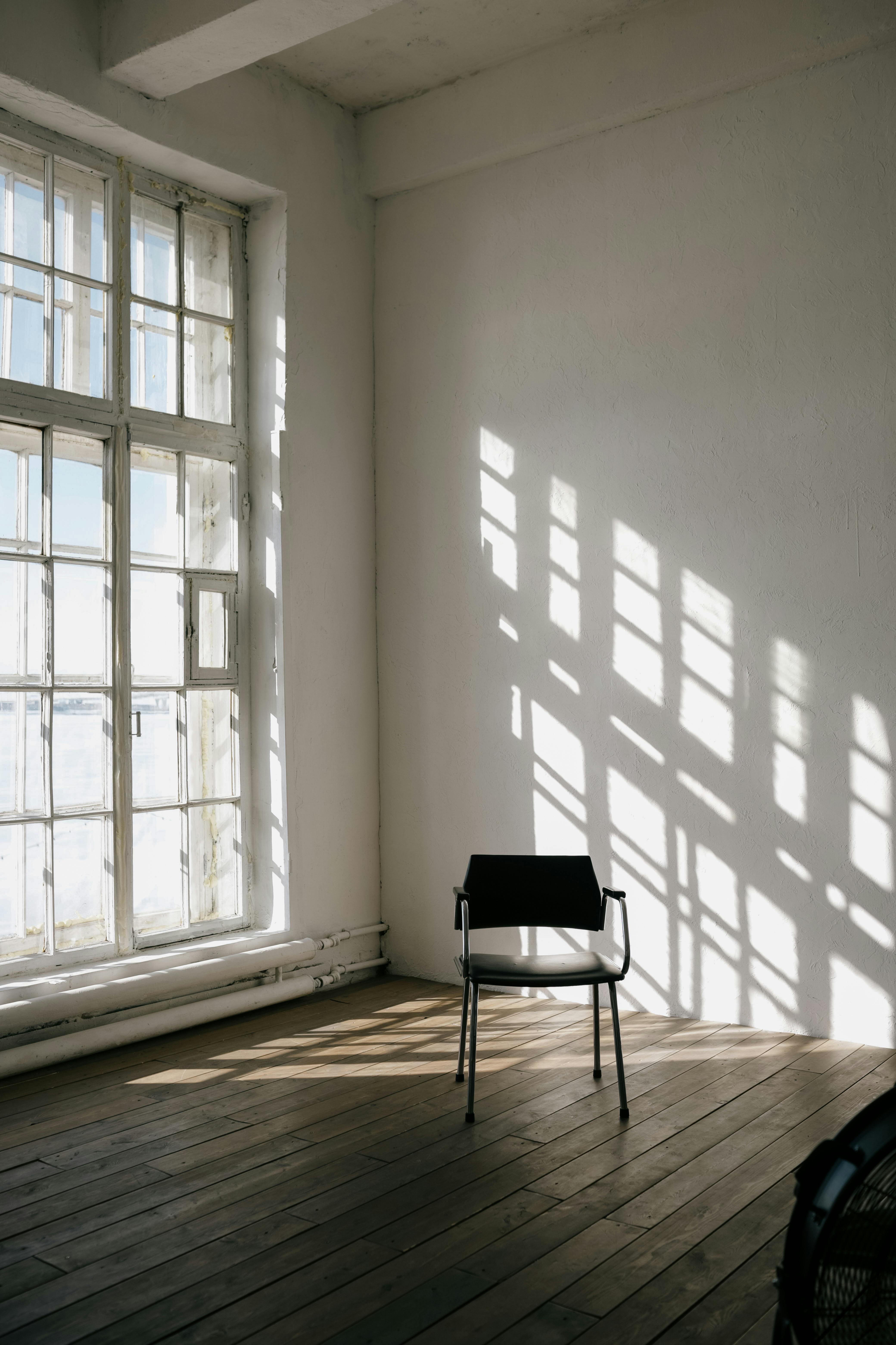 empty chair in room